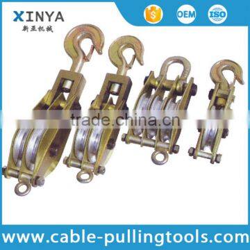 1T Double Wheel Wire Rope Pulley Block Snatch Block