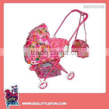 Baby toy stroller with bag