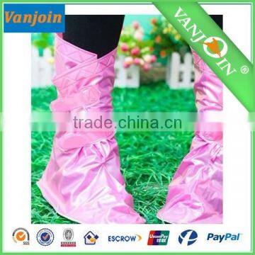 Fashion White Zippered Nonslip Rainproof Flodable Reusable Short Covers photo-5