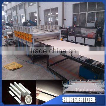 1220mm furniture celuka three layers pvc crust foam board machine/ wpc construction board manufacturing,