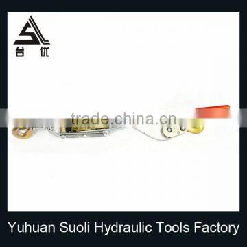 Manufacturing 2T Stationary Cable Puller With Double Gear Double Hook photo-3