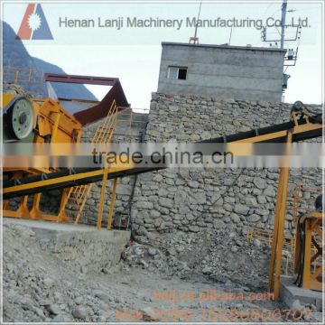 Large capacity impact stone crushing production line