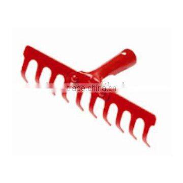GARDEN RAKE LEAF GRASS RAKE WITH HAND TOOL