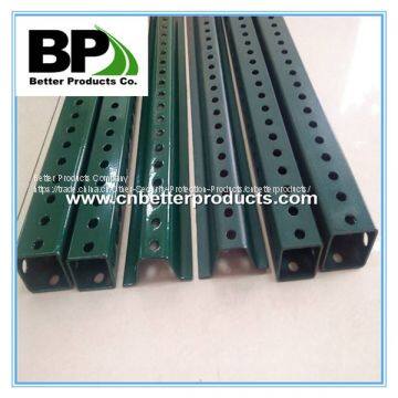 Perforated Steel Square Sign Post for Dog Waste Station photo-2