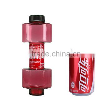 450ml bpa free dumbell sports bottle,plastic water bottle