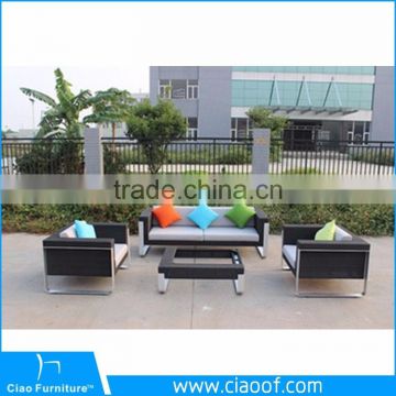 F- hot selling outdoor furniture 4pcs PE rattan popular sofa set(CF854)