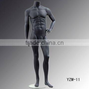 Latest Fashion Window Display Black Used Headless Male Mannequin photo-2