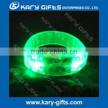 Promotional Custom Printing LED Bracelet Concert Event Flashing LED Wristband photo-3