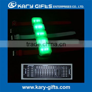 light up bracelet dmx control led wristband