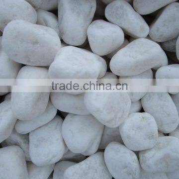 China Hote Sale White Pebble for Garden Cheap