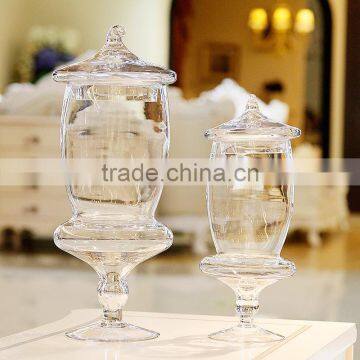 Goblet Decorative Glass Candy Jars With Lid photo-2