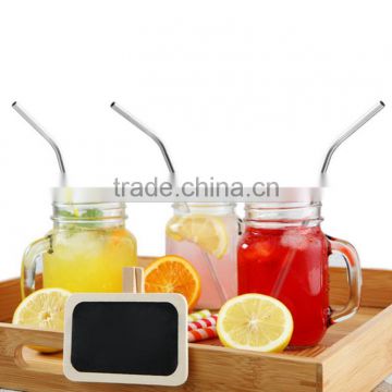 Eco-friendly reusable cold drinking straws / stainless steel drinking straws