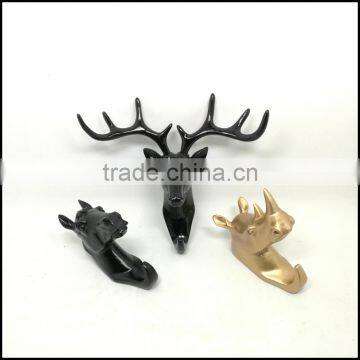 Unique Classic Interior Home Decoration Resin Animal Head