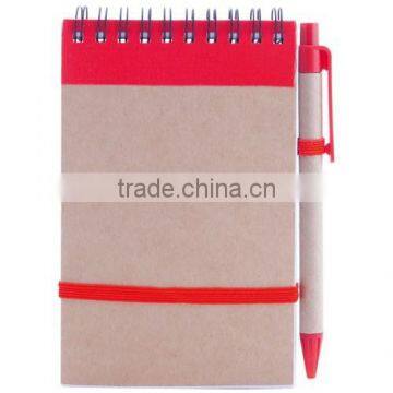 Custom Promotional Wholesale Spiral Notebook With Pen photo-3