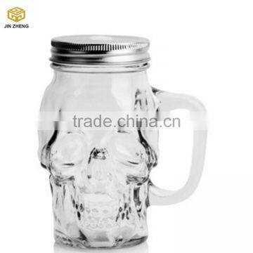 Glass Drinking Cup Drinking Glass Mason Jar Mug With Straws and Lid photo-3