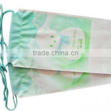 CPE Plastic Drawstring Packaging Bags