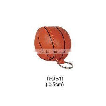 Promotional soft PVC basketball keychain