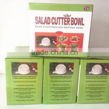 HOT PRODUCT Plastic Secure Salad Cutter Bowl for Vegetable photo-5