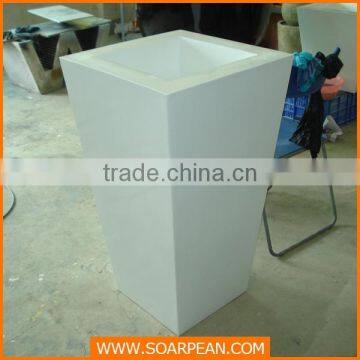 Customized Decorative Fiberglass Outdoor Flower Pot photo-2