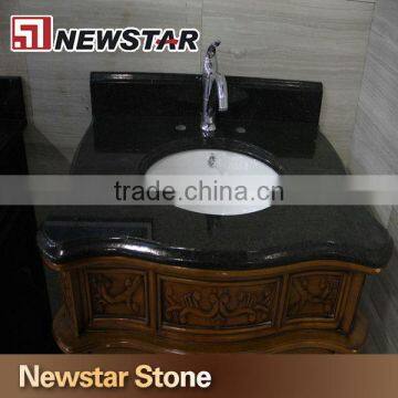 Chinese granite Absolutely black granite vanity top