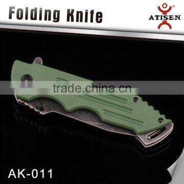 High Grade Folding Knife 3Cr13 Blade G10 Handle Camping Knife photo-3