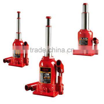 2T/4T Hydraulic Bottle Jack, Both burl, two stage bottle jack Double Ram Bottle Jack