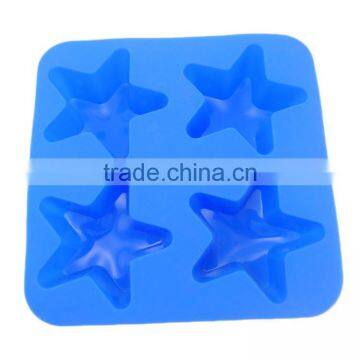 4 cup five star shaped decorative cake pans