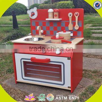 Wholesale Kids Wooden Toy Kitchen Role Play Baby Wooden Toy Kitchen Most Popular Children's Wooden Toy Kitchen W10C154 photo-6
