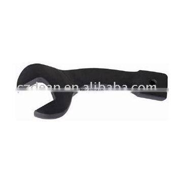 Steel forged bent open striking wrench,slogging spanner