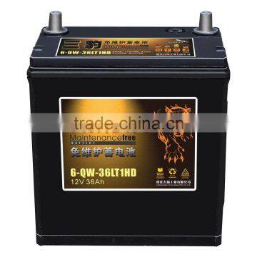 Dry Charged Car Battey 6-QA-36