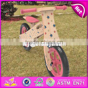 2017 Best Design Original Work Lovely Wooden Balance Bicycles for Kids W16C177 photo-3