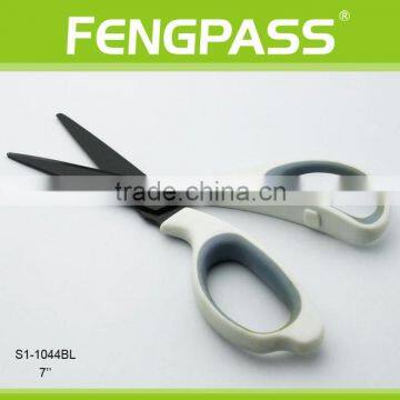 S1-1044BL 7" 2Cr13 Stainless Steel Blade With PP+TPR Plastic Handle Plastic Scissor photo-2