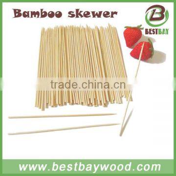 30cm Long Hot Sale Disposable Round Bamboo Skewers For BBQ Or Food