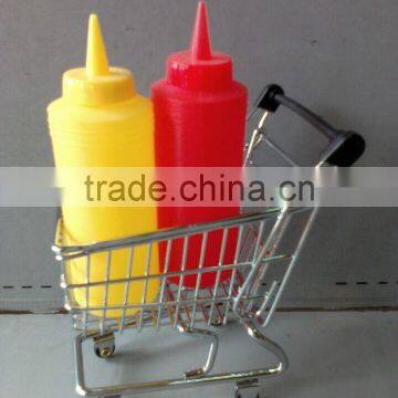 3pcs condiment set with mini condiment bottle