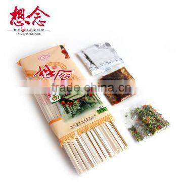 Sliced Wide Noodle 366g Instant Dried Noodles With 6 Sauce Bags 6mm Wide photo-4