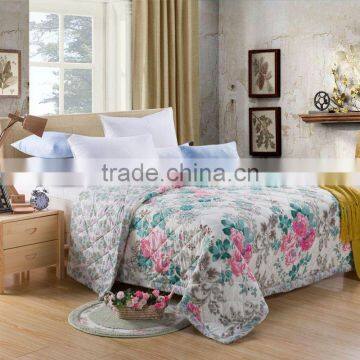 2016 New Fashion summer quilts!!! Peony flower Comforter/blankets/quilts/outdoor product