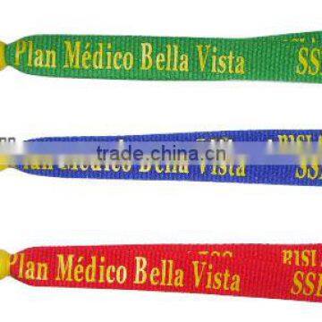 promotion and colorful woven wrist lanyard