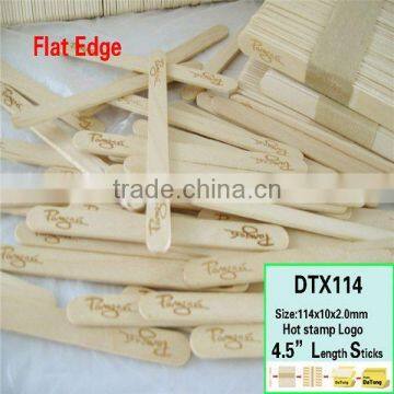 Cheapest popsicle sticks birch wooden ice cream straight edge A grade