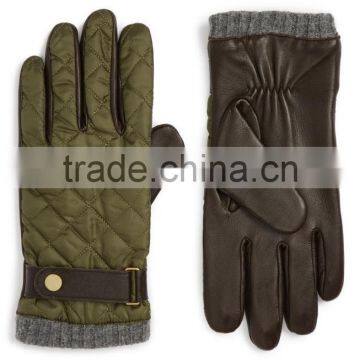 Quilted Leather Gloves