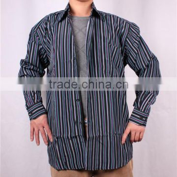 Printing Stripes casual shirts for man dress shirts