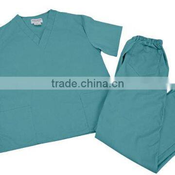 Wholesale Custom Design v neck women scrub suit medical uniform