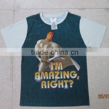 Kids sublimation t-shirt cheap price