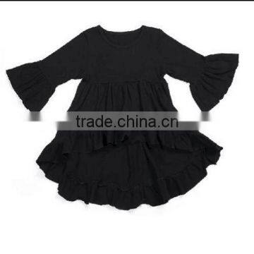 Hot Sale New Kids Cotton Ruffle Long Sleeve Pettitop High Quality Baby Fall Clothes photo-4