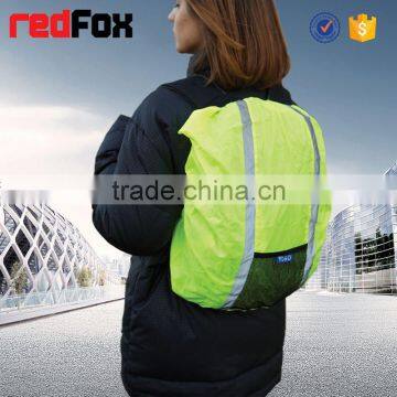 high vis safety reflective backpack rain cover