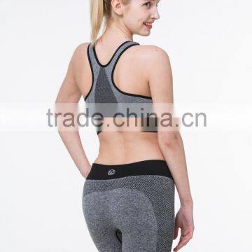 High Quality Mixed Gray Yoga Plain Custom Made Running Bra photo-2