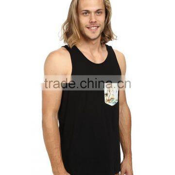 Wholesale Mens Summer Leaf Pocket Cool Cheap Wrestling Singlets photo-4