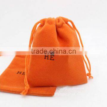 2016 Custom Logo Velvet Pouch Jewelry Bags Mix Sizes Velvet Drawstring Bags for Jewelry Package Promotional Jewelry Gifts photo-5