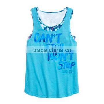 Hot sell fashion girls' tank top