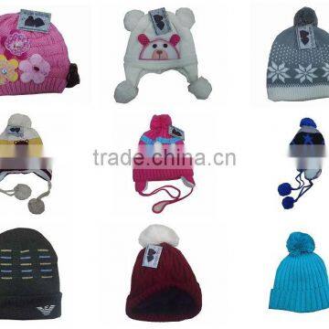 100% Acrylic Knitted Hat for winter season