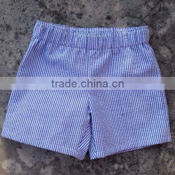 Boys Summer Beach Shorts Seersucker Fabric Swim Trunk Toddler Boy Beachwear photo-2